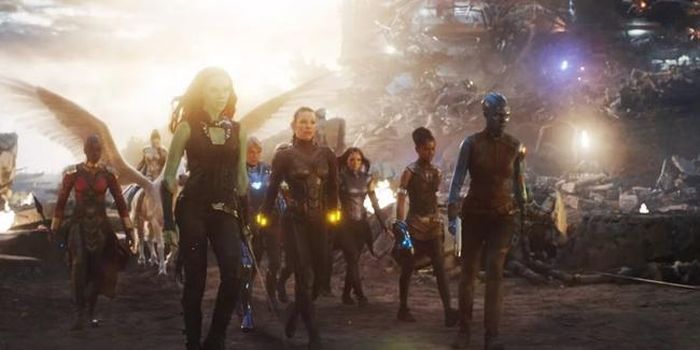 Gamora cùng các nhân vật của MCU