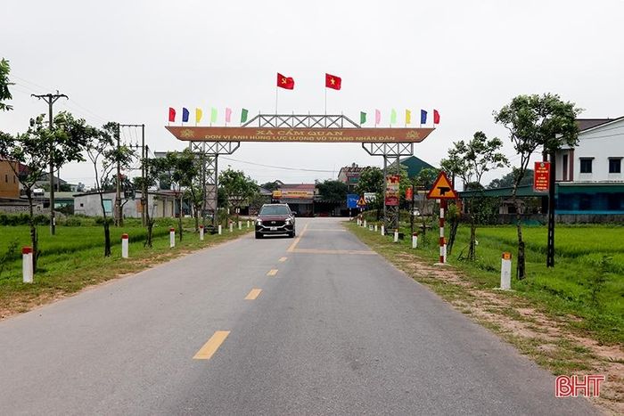 Xã Cẩm Quan phấn đấu về đích NTM nâng cao trong năm 2023.