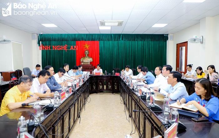 Toàn cảnh phiên tiếp công dân định kỳ tháng 4/2023 của Chủ tịch UBND tỉnh Nghệ An. Ảnh minh họa: Phạm Bằng
