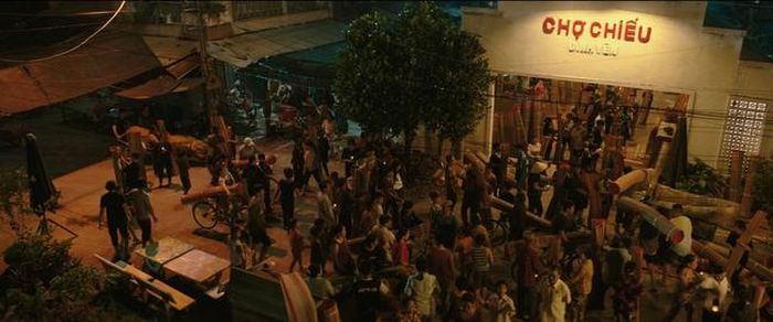 Bối cảnh chợ chiếu Định Yên được phục dựng công phu