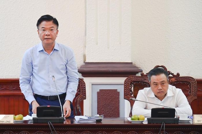 Bộ trưởng Lê Thành Long kết luận cuộc họp.