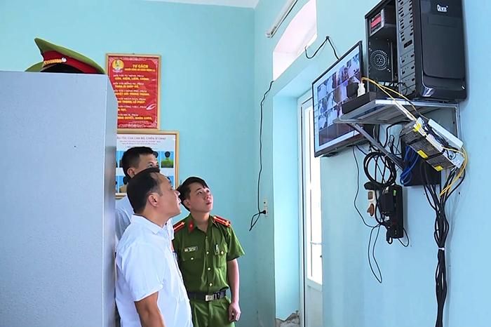 Hệ thống camera giám sát an ninh trật tự phát huy tốt hiệu quả.