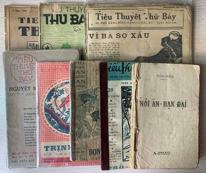 Một số tác phẩm của nhà thơ Thâm Tâm xuất bản trên các ấn phẩm cũ
