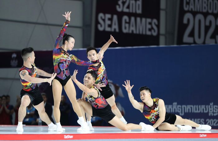 Aerobic TPHCM đóng góp nhiều gương mặt chủ lực cho đội tuyển Việt Nam. Ảnh: DŨNG PHƯƠNG