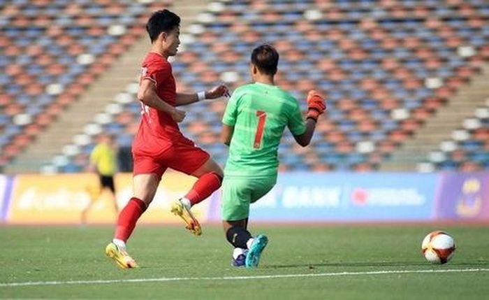 Một tình huống trong trận tranh huy chương Đồng Ảnh: VFF