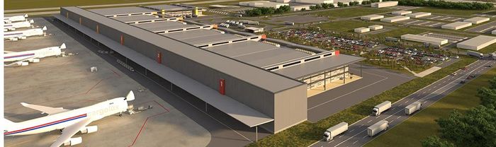 Nhà ga hàng hóa Sân bay Long Thành giai đoạn 1 có công suất phục vụ 1,2 triệu tấn hàng hóa mỗi năm