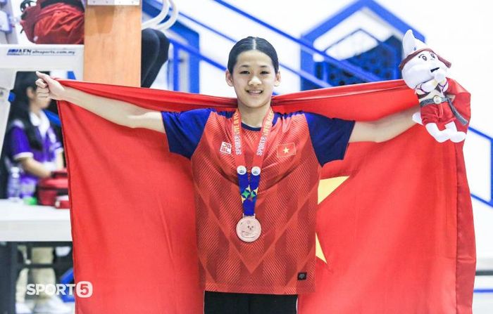 Nguyễn Thúy Hiền, gương mặt mới được kỳ vọng của bơi Việt Nam. Ảnh: Sport5