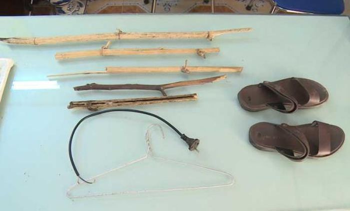 Tang vật vụ án.