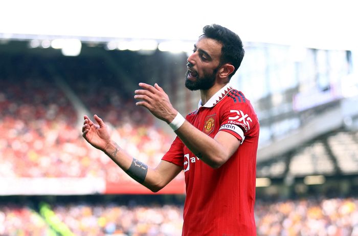 Bruno Fernandes sẽ làm cách gì để ngáng đường Man City tại chung kết FA Cup? Ảnh: Reuters. 