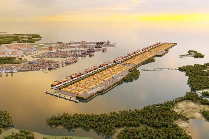 TP Hồ Chí Minh kỳ vọng cảng trung chuyển sẽ là cú hích đột phá kinh tế biển Cần Giờ. Ảnh: Nguồn Porcoast