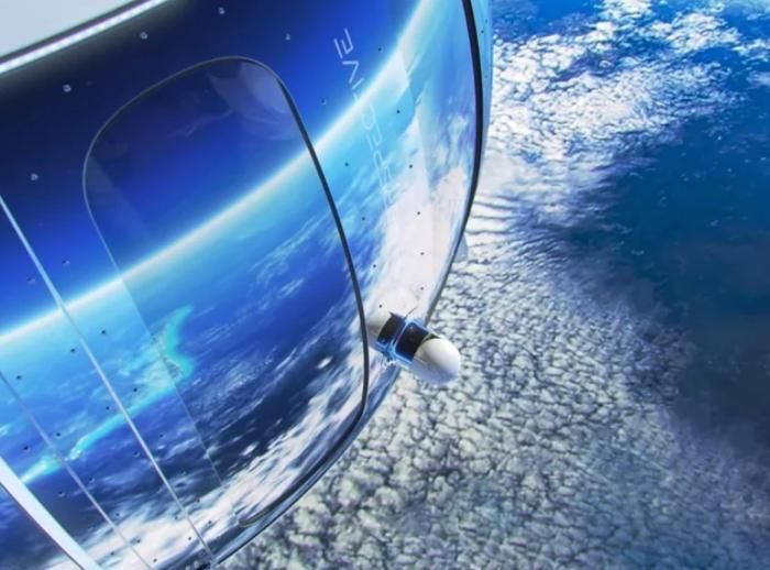 Cửa sổ của Neptune là cửa sổ lớn nhất bay vào không gian với vật liệu siêu bền và chống tia cực tím (Ảnh: SpacePerspective/Newsflash)