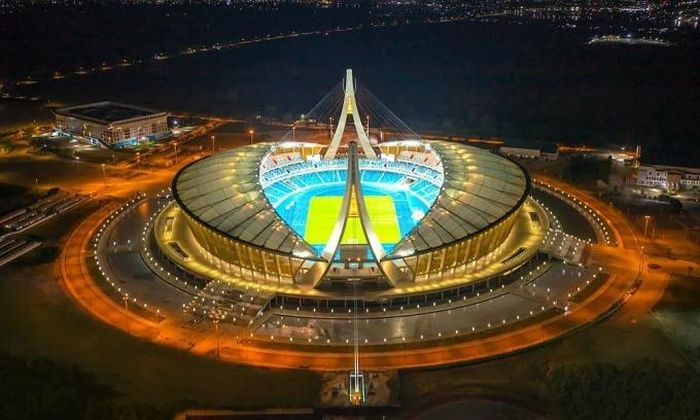 Sân Morodok Techo - nơi diễn ra lễ khai mạc và bế mạc SEA Games 32 tại Phnom Penh. Ảnh: Real Estate