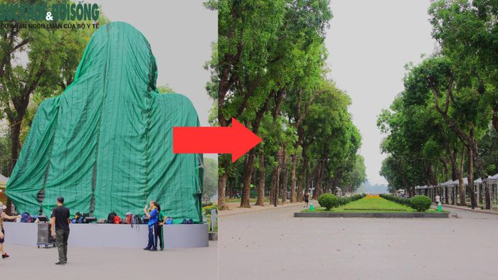Biểu tượng Like khổng lồ tại Công viên Thống Nhất đã bị tháo dỡ.