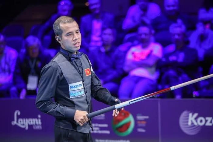 Quyết Chiến là niềm hy vọng của billiards Việt Nam ở sân chơi đẳng cấp nhất tổ chức trên sân nhà năm nay. Ảnh: NV