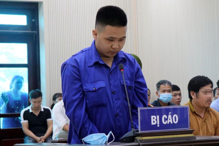 Phan Thanh Hoàng tại phiên xử. Ảnh: N.T.