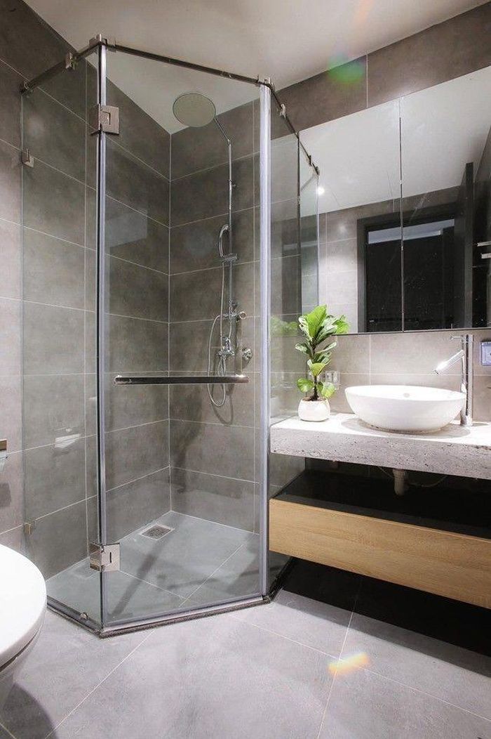 Nhà tắm với phong cách hiện đại. Ảnh: FB Nguyễn Thu Trang