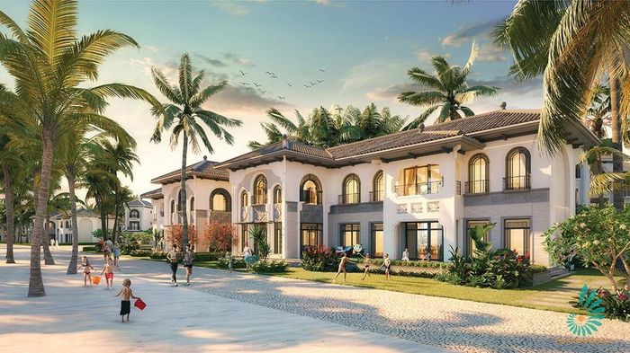 Các căn villa biệt lập, sang trọng, đầy đủ tiện ích dành riêng cho du khách cần có sự riêng tư. Ảnh: Phối cảnh dự án
