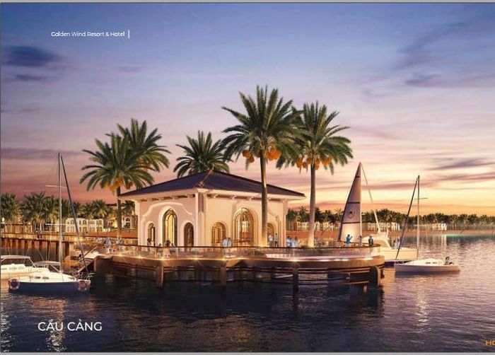 Khu vực cầu Cảng là nơi vô cùng tuyệt vời để ngắm bình mình trên biển. Ảnh: Phối cảnh dự án