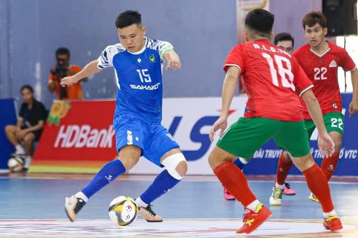 Khổng Đình Hùng của Sahako là cái tên có tiếng của futsal Đắk Lắk. Ảnh: TV