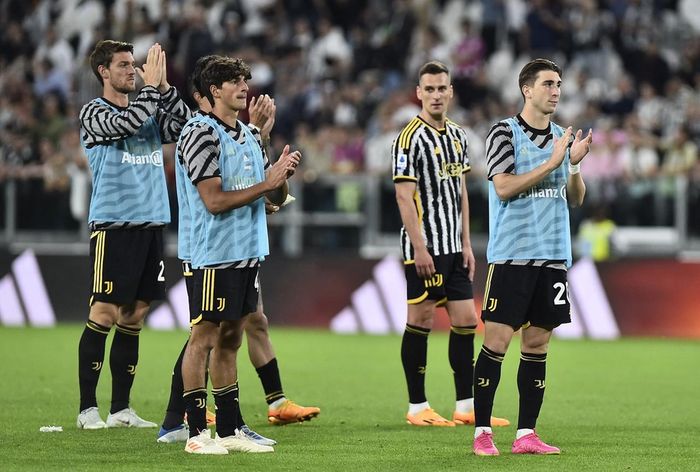 Nỗi buồn của các cầu thủ Juventus
