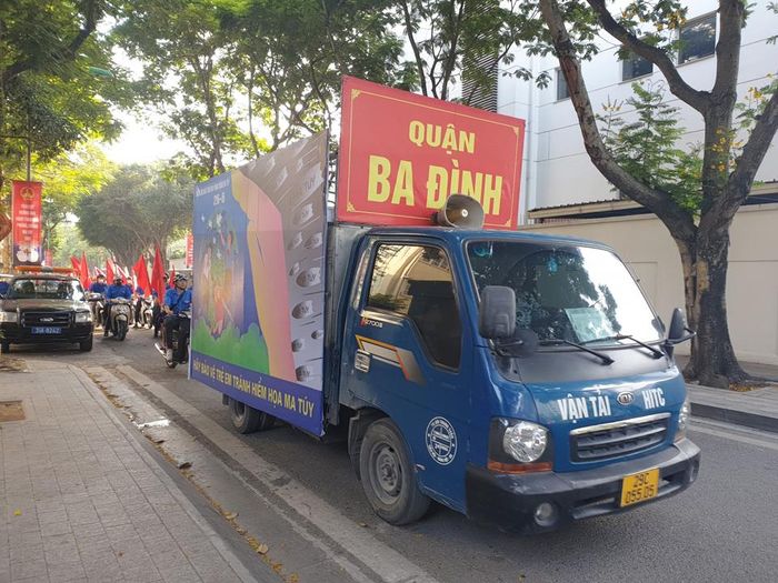 Quận Ba Đình tổ chức lễ ra quân. 