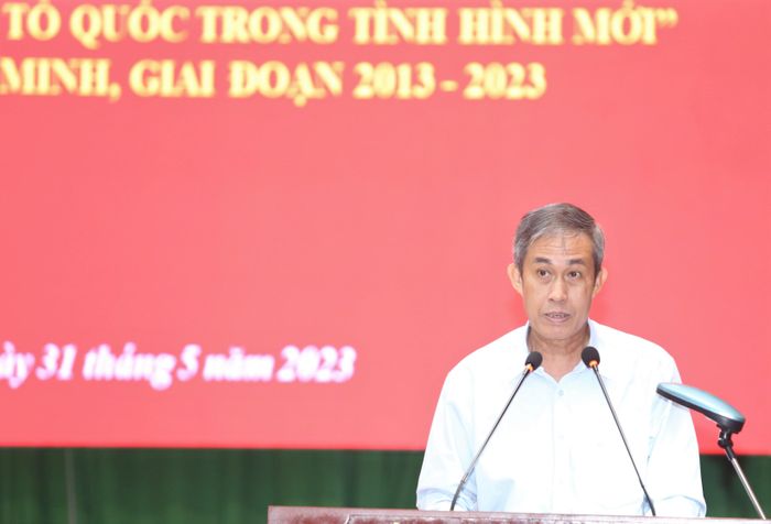 Ông Võ Văn Thiện nêu rõ những kết quả khả quan sau 10 năm thực hiện chương trình phối hợp. 