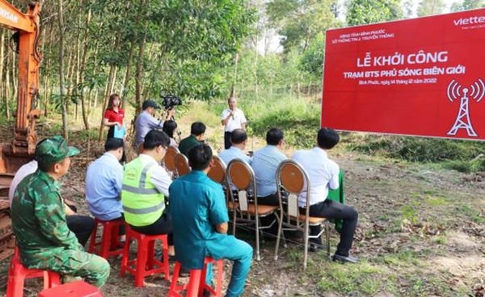 Nhà mạng khởi công trạm BTS phủ sóng khu vực biên giới. 