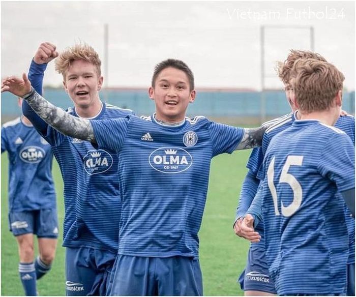 An Khánh đã khoác áo U18 CH Séc trong năm nay