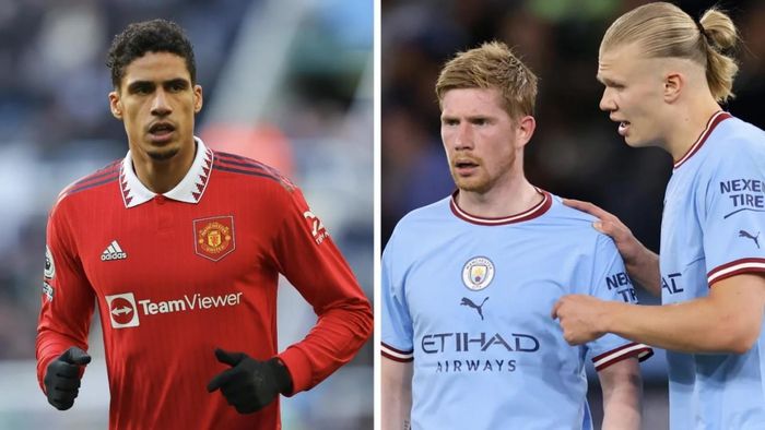 Raphael Varane tự tin cùng MU trước chung kết FA Cup dù công nhận Erling Haaland, Kevin de Bruyne cùng Man City rất giỏi. (Nguồn: Getty Images)