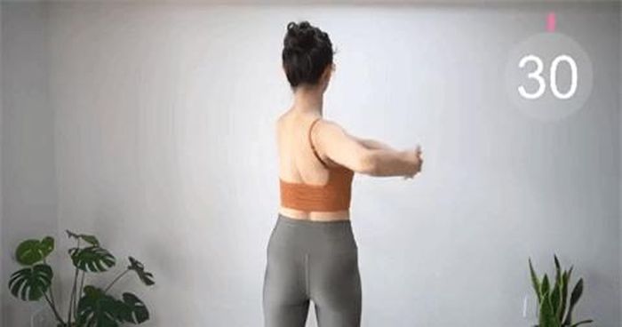 Tập 3 lần, mỗi lần tập liên tục trong 30 giây. Nghỉ 20-30 giây giữa mỗi lần tập