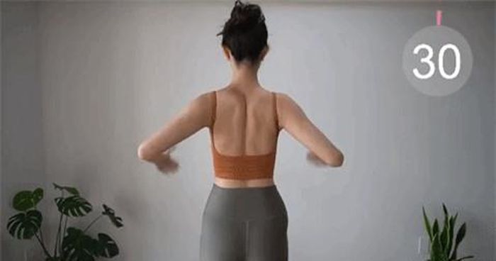 Tập 3 lần, mỗi lần tập liên tục trong 30 giây. Nghỉ 20-30 giây giữa mỗi lần tập