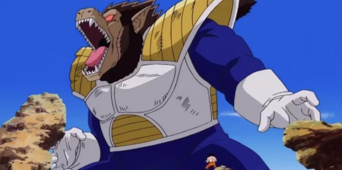  Dạng sức mạnh thứ hai của Vegeta và người Saiyan là Great Ape. Khi họ nhìn thấy trăng tròn sẽ biến thân thành Oozaru - một hình thái giống với khỉ đột khổng lồ, có sức mạnh tăng vọt. Đối với Goku hay Gohan, mỗi lần biến hình như vậy sẽ mất đi lý trí và quậy phá lung tung. Tuy nhiên, điểm mạnh của Vegeta nằm ở ý chí và anh đã giữ được sự tỉnh táo dù biến thân thành Oozaru khổng lồ. Đối với hình dạng biến đổi này, sức mạnh sẽ được gia tăng gấp bội, tuy nhiên, thân hình cồng kềnh và chiếc đuôi dễ tổn thương lại là nhược điểm chí mạng. 