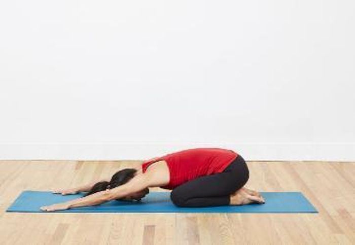 Tư thế đứa trẻ.