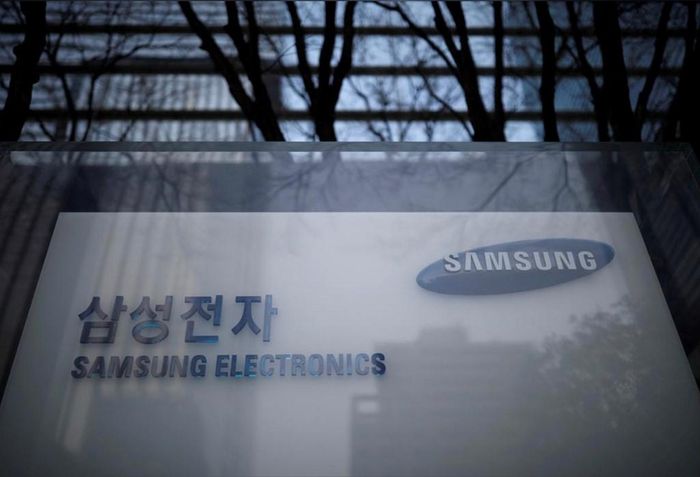 Biểu tượng của Samsung Electronics Co. Ảnh: Reuters