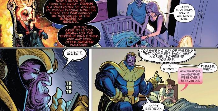  Thanos theo sát David hàng năm để tra tấn anh. Ảnh: Screen Rant. 