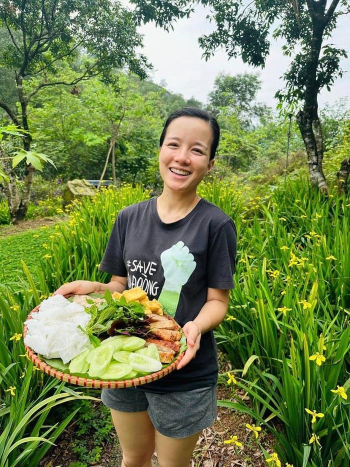 Hình ảnh mộc mạc thường thấy mà Minh Trang không ngại chia sẻ trên Facebook cá nhân