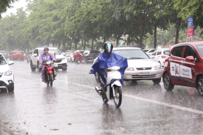 Lượng mưa khá lớn