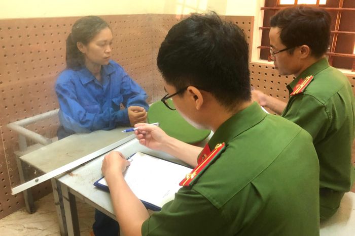 Lành tại công an. Ảnh: CACC.
