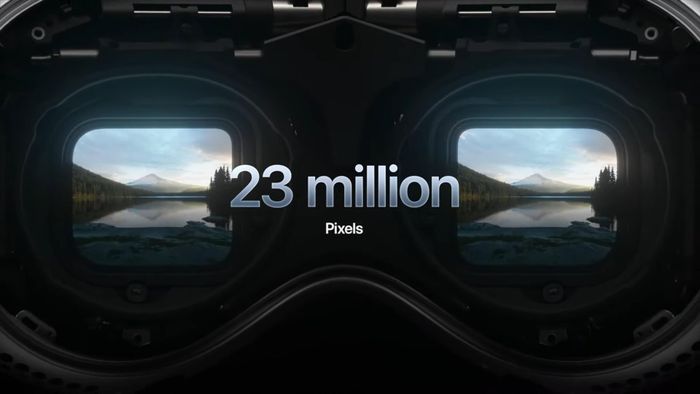  Màn hình bên trong của Vision Pro có giá 700 USD, được cung ứng bởi Sony. Ảnh: Apple. 