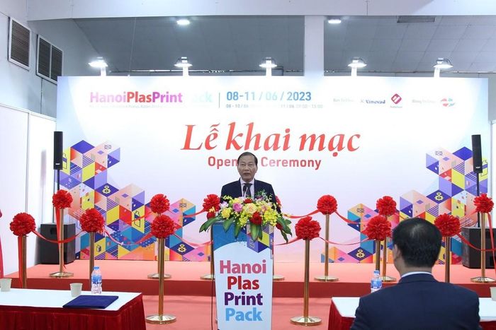 Ông Hoàng Quang Phòng – Phó Chủ tịch Thường trực VCCI phát biểu tại sự kiện. (Ảnh: Vân Chi)
