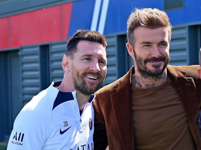 Messi có mối quan hệ tốt đẹp với Beckham