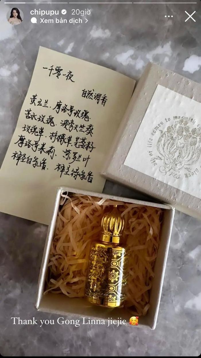 Món quà tinh tế từ "Nữ hoàng thần khúc Trung Hoa" Cung Lâm Na
