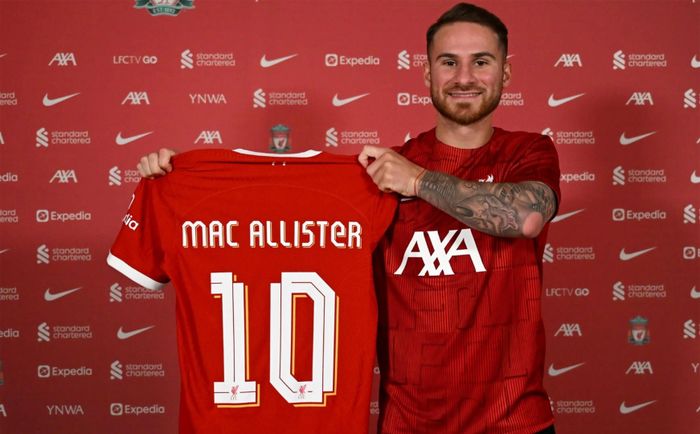 Mac Allister chính thức gia nhập Liverpool.