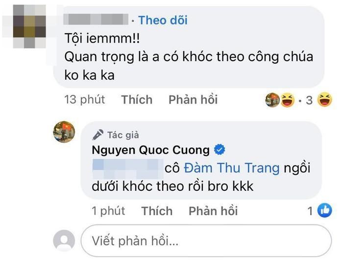 Cường Đô La cho biết Đàm Thu Trang đã khóc khi con gái biểu diễn văn nghệ