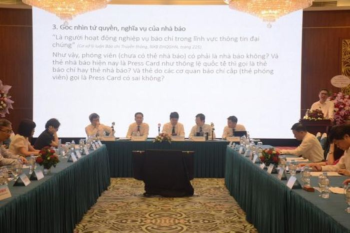 Hội thảo đã nhận được nhiều ý kiến tâm huyết, trách nhiệm.