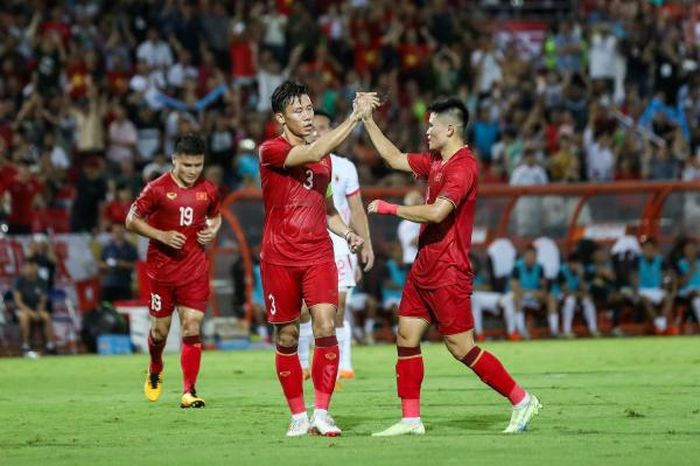 Quế Ngọc Hải là người ghi bàn thắng duy nhất trong trận đấu.