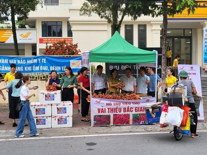 Điểm bán hàng tại Bưu điện tỉnh Lào Cai.