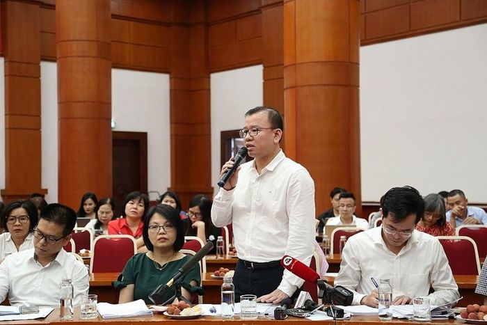 Ông Nguyễn Hoàng Dương: DN đã dần tái cơ cấu các khoản nợ và thực hiện các nghĩa vụ đối với nhà đầu tư trái phiếu. Ảnh: Đức Minh.