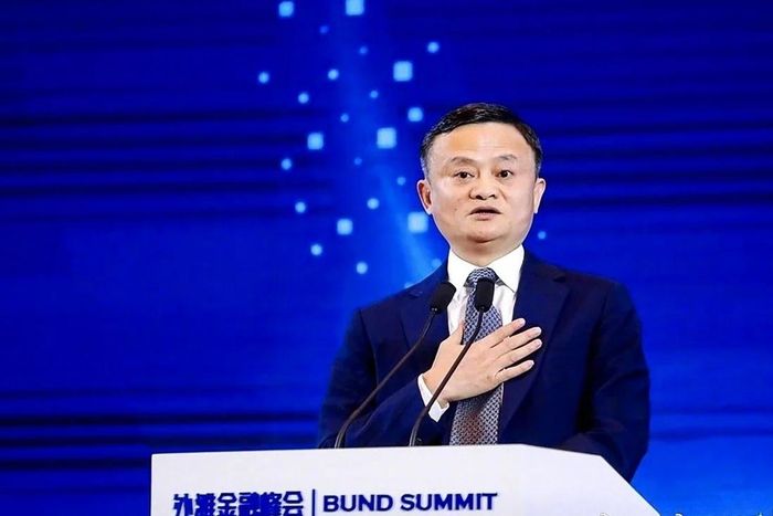  Bài phát biểu của Jack Ma tại hội nghị kinh tế ở Thượng Hải tháng 10/2020 được coi như nguyên nhân chính dẫn đến rắc rối cho ông. Ảnh: Alibaba. 