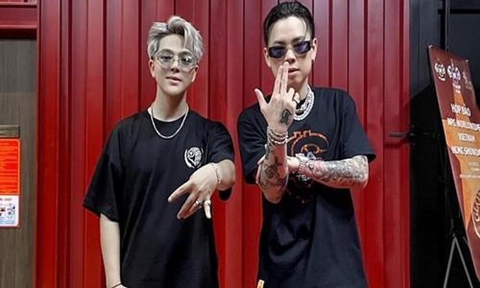  Quang Anh bên Andree. Ảnh: FBNV.
